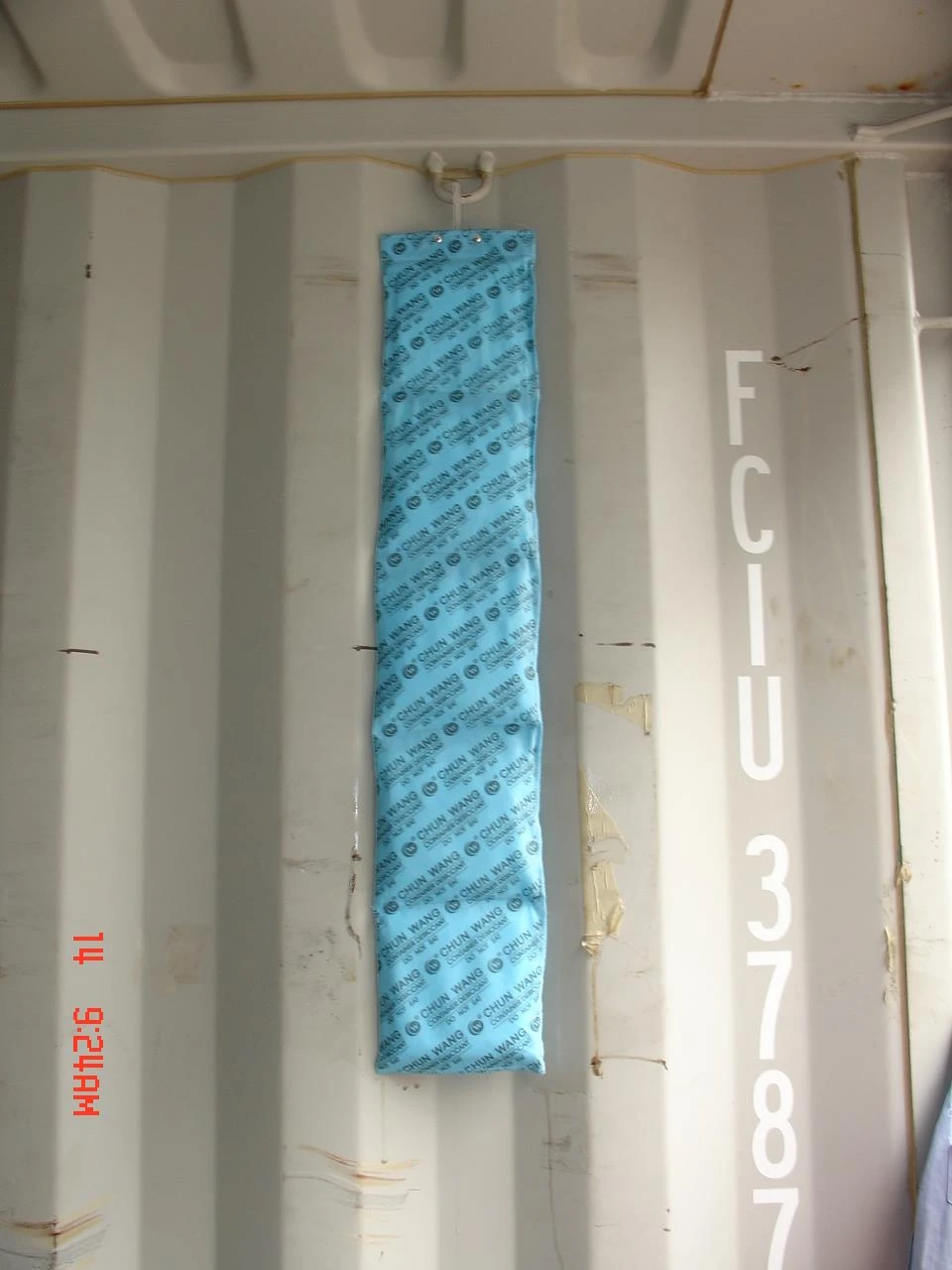 desiccant strip hang in container.JPG