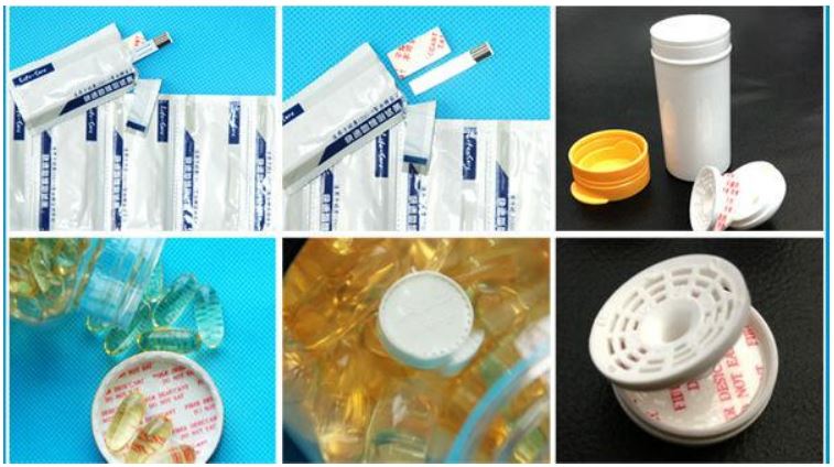Fiber desiccant pads