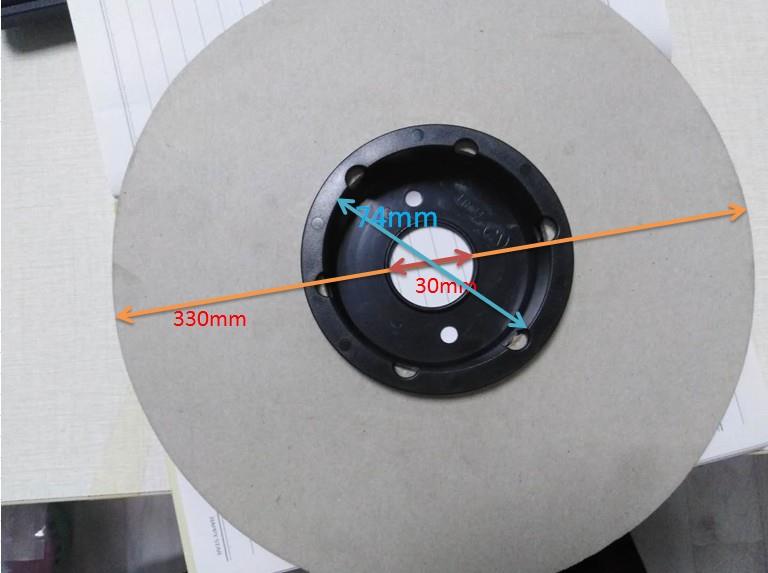 Silica gel on roll