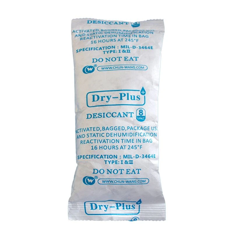 Desiccant Clay 8unit 264g Tyvek with String ties Desiccant Clay 8unit 264g Tyvek with String ties