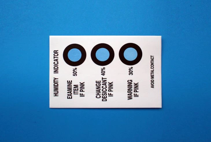 3 Dots Moisture Indicator Card