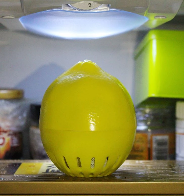 Eco-friendly Lemon Shape Refrigerator Odorizer 100G