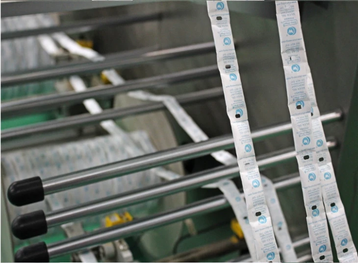 Nutritional Supplement Bottling Silica Gel Roll