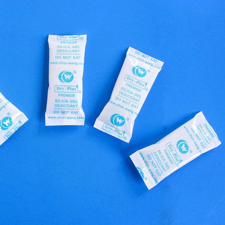Oily Food Used Desiccant Packed In Smooth Film