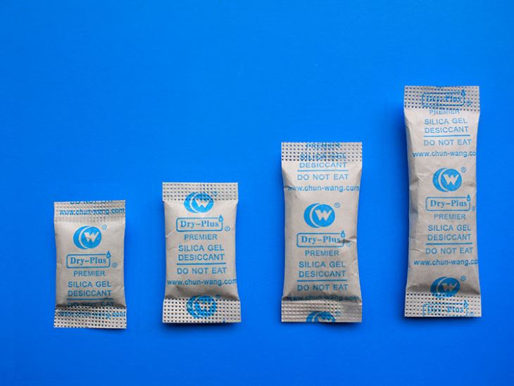 Silica Gel Tyvek Desiccant Packets