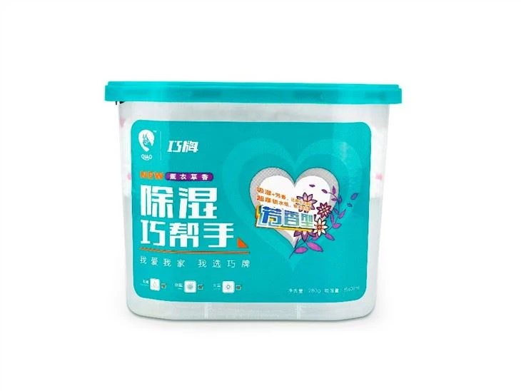 Fragrance Type Plastic Dehumidifier Moisture Absorber Customized Box