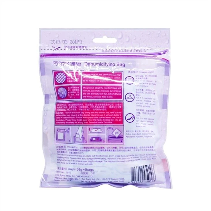 Lavende Aromatic Bead Remove Damp Hanging Dehumidifier Bag For Closet